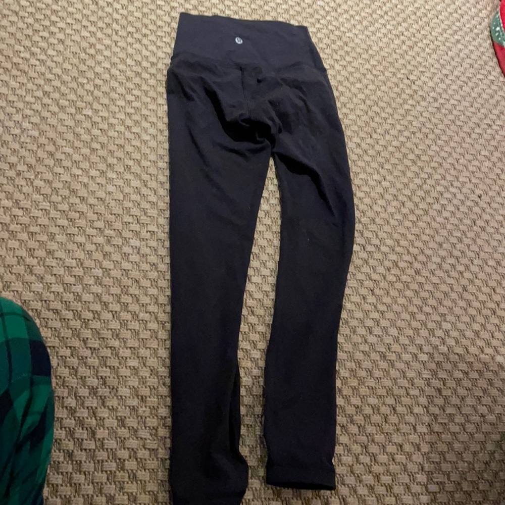 Black lulu lemon size 2 leggings